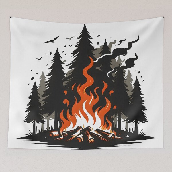 Item preview, California fire, LA wildfire designed and sold by TrueArtVibes.