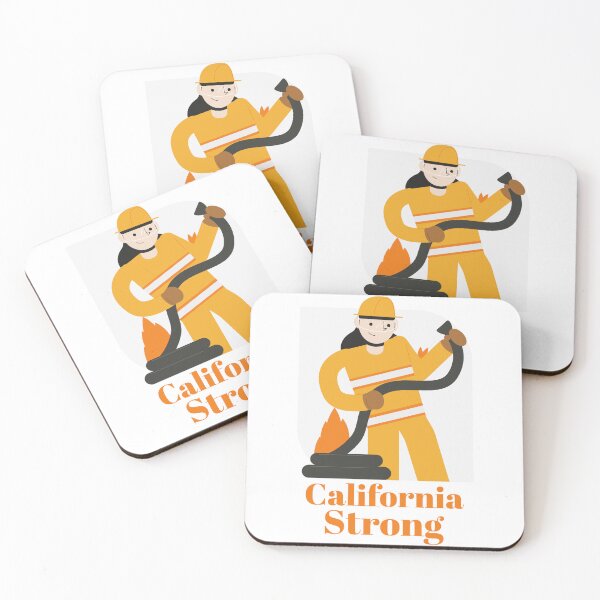 Item preview, "California Strong Firefighter T-Shirt – Honor and Resilience" California Wildfires Tshirts  designed and sold by Kaehaniz.