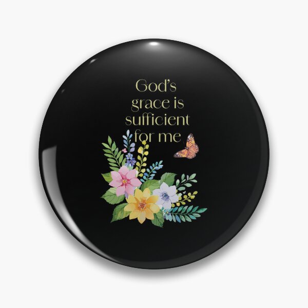 Item preview, God's Grace Is Sufficient For Me  designed and sold by CrossCrafted.