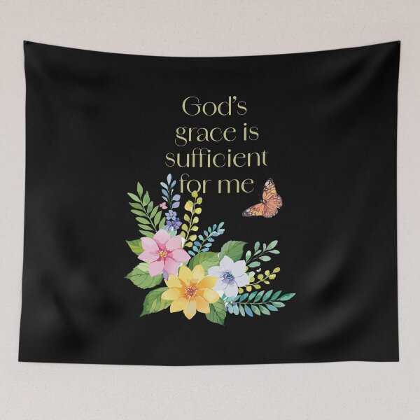 Item preview, God's Grace Is Sufficient For Me  designed and sold by CrossCrafted.