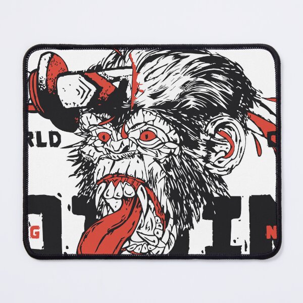 Item preview, Gorilla tattoo dagger pierces the monkey's skull world owes you nothing designed and sold by Achille3777.
