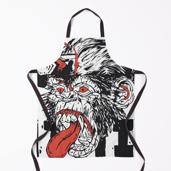 Item preview, Gorilla tattoo dagger pierces the monkey's skull world owes you nothing designed and sold by Achille3777.