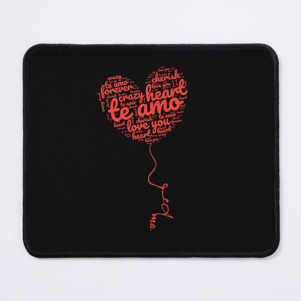 Item preview, Te Amo Heart Balloon Typography T-Shirt designed and sold by JaneSally.