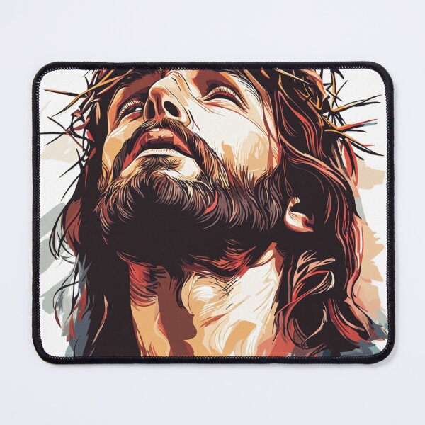 Item preview, Jesus Wearing Crown of Thornes Color designed and sold by GearGrafix.