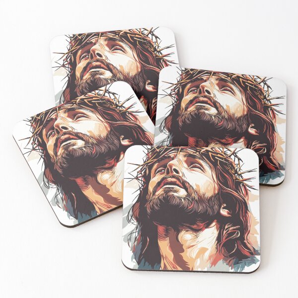 Item preview, Jesus Wearing Crown of Thornes Color designed and sold by GearGrafix.