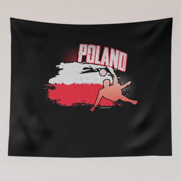 Item preview, Football Soccer Poland Flag designed and sold by TomGiantDesigns.