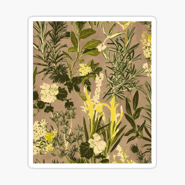 Item preview, vintage herbs pattern  designed and sold by Just Marcel.