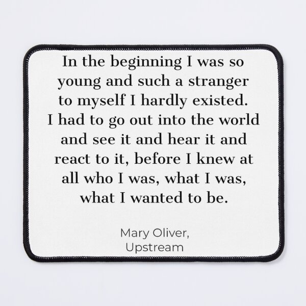 Artikelvorschau, Zitat von Mary Oliver entworfen und verkauft von PeacefulHShop.