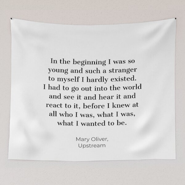 Item preview, Mary Oliver Quote designed and sold by PeacefulHShop.