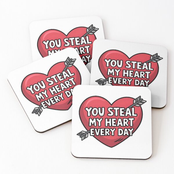 Item preview, You steal my heart every day designed and sold by ArtFlow Creations.