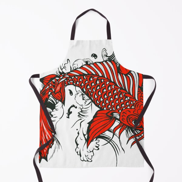 Item preview, Tatuaje de pez carpa koi, dibujo de la vieja escuela designed and sold by Achille3777.