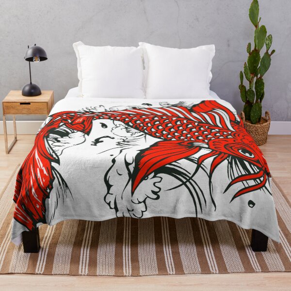 Item preview, Koi carp fish tattoo old school drawing designed and sold by Achille3777.