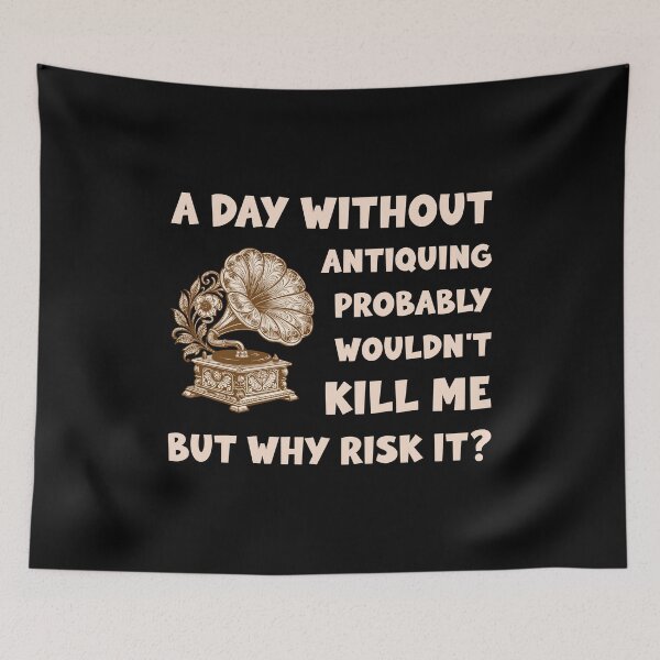 Item preview, A Day Without Antiquing Probably Wouldn't Kill Me But Why Risk It designed and sold by mybegoniatee.
