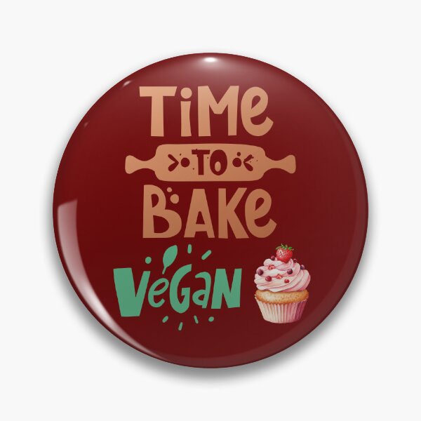 Item preview, Time to Bake Vegan Cupcake Design – Perfect for Kitchen and Baking Lovers designed and sold by TheBeeKindSpace.