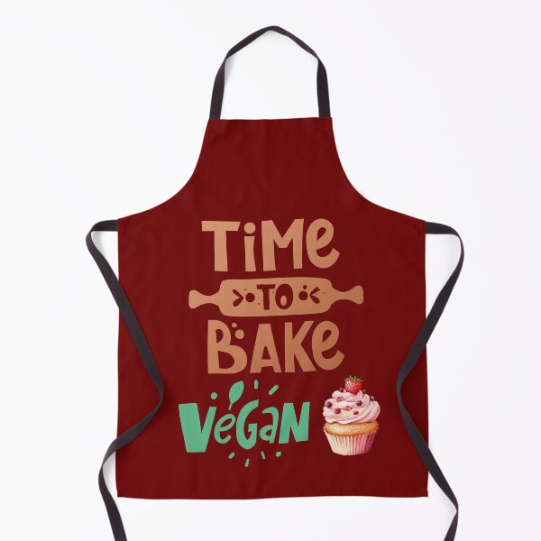 Item preview, Time to Bake Vegan Cupcake Design – Perfect for Kitchen and Baking Lovers designed and sold by TheBeeKindSpace.