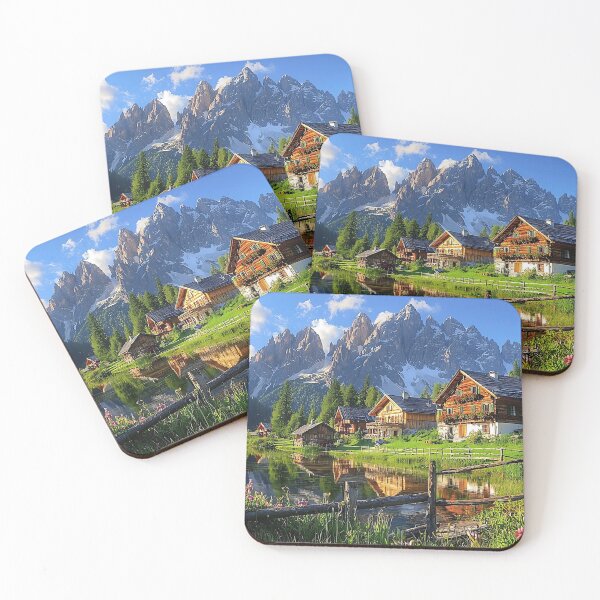 Item preview, Golden Sunrise in the Dolomites A Tyrolean Alpine Wonderland designed and sold by daila70.