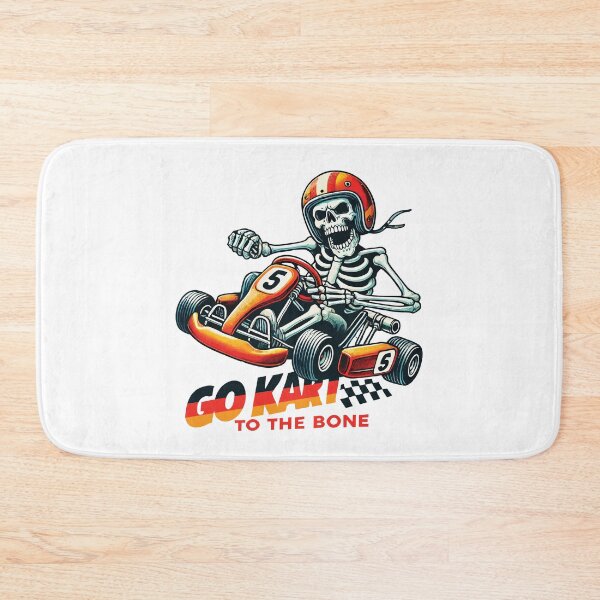 Item preview, Go-kart To The Bone Racer Skeleton designed and sold by LuminOrb.