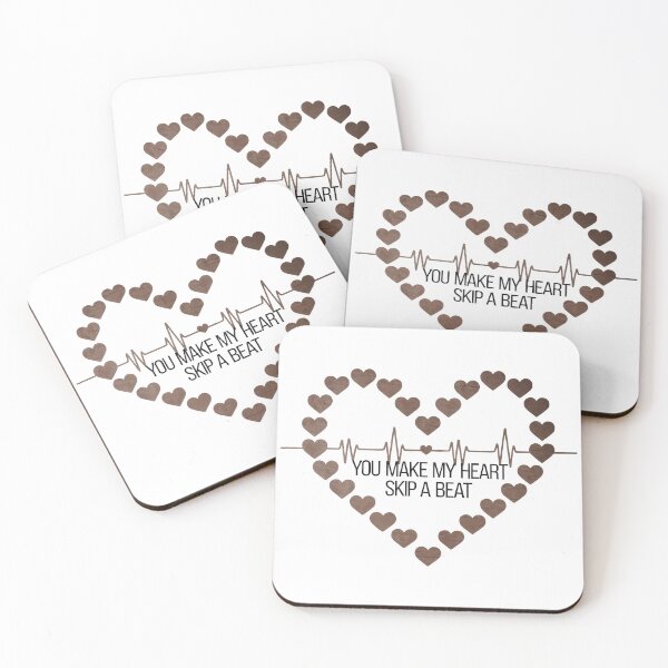 Item preview, You Make My Heart Skip A Beat – Valentine's Day designed and sold by thespecialtyhub.