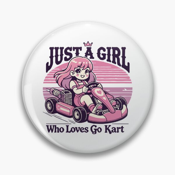 Item preview, Just A Girl Who Loves Go-Kart Fun designed and sold by LuminOrb.