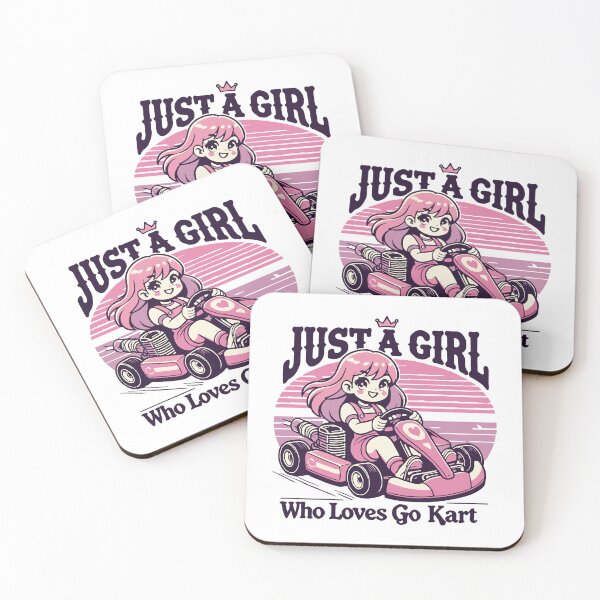 Item preview, Just A Girl Who Loves Go-Kart Fun designed and sold by LuminOrb.