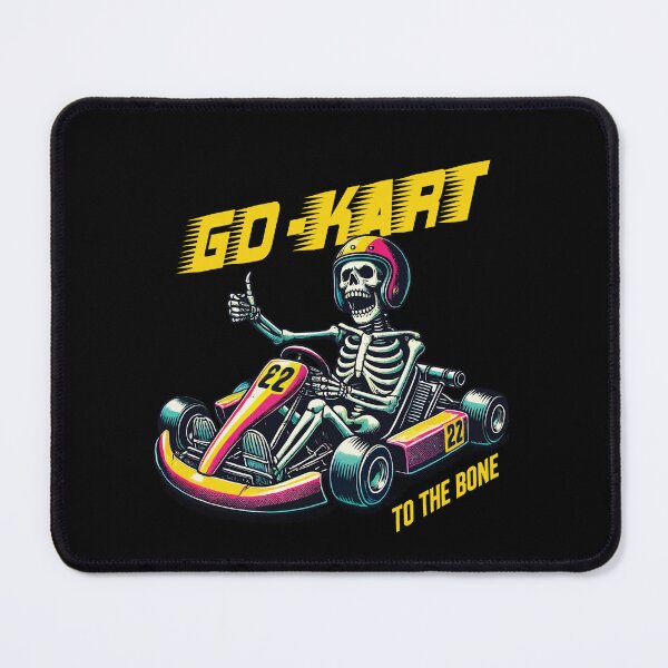 Item preview, Go-kart To The Bone Retro Skeleton Style designed and sold by LuminOrb.