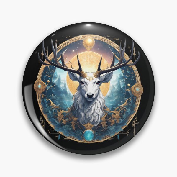 Item preview, Majestic Celestial Deer - Mystical Zodiac Forest Design designed and sold by MystiqSlav.