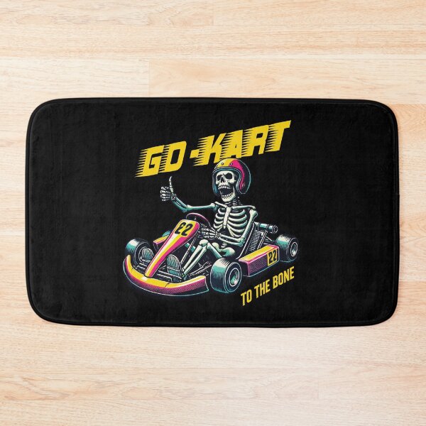 Item preview, Go-kart To The Bone Retro Skeleton Style designed and sold by LuminOrb.