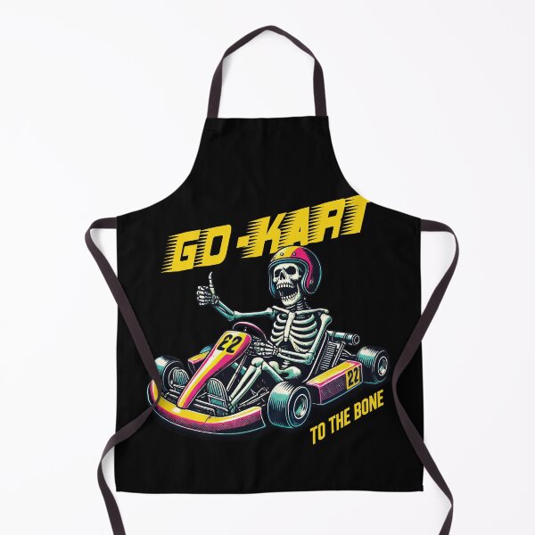 Item preview, Go-kart To The Bone Retro Skeleton Style designed and sold by LuminOrb.