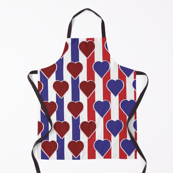 Item preview, Red Valentine Heart-red blue pattern 10 designed and sold by StudioViArt.