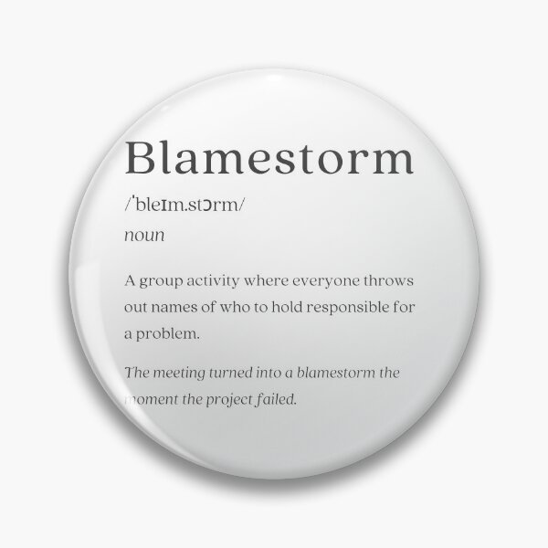 Artikelvorschau, Wörterbuch: Blamestorm entworfen und verkauft von nature. electrified..