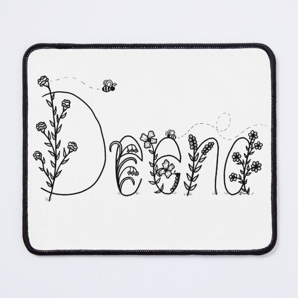 Item preview, Deena Floral Name designed and sold by Handmadebyjessm.