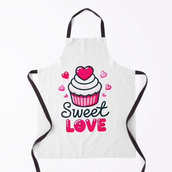 Item preview, Sweet Love Cupcake Typography designed and sold by Akioos.