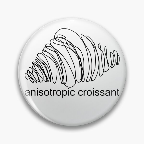Item preview, Anisotropic croissant  designed and sold by nogamax.