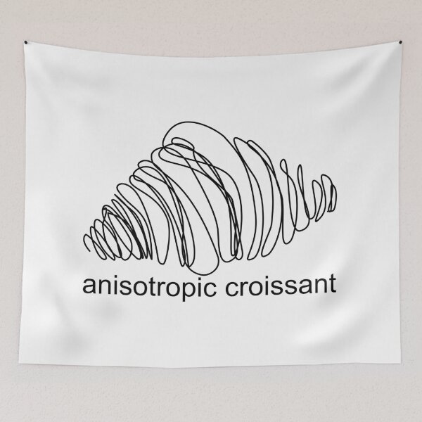 Item preview, Anisotropic croissant  designed and sold by nogamax.