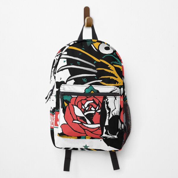Item preview, panthere tattoo skull rose flower skull strike first old school designed and sold by Achille3777.
