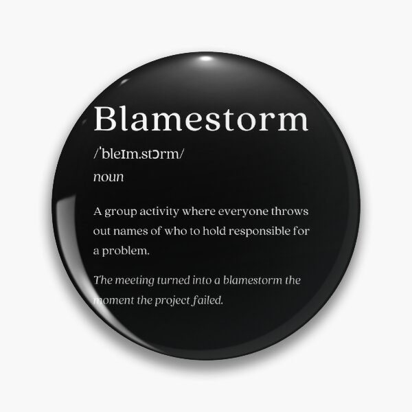Artikelvorschau, Wörterbuch: Blamestorm entworfen und verkauft von nature. electrified..