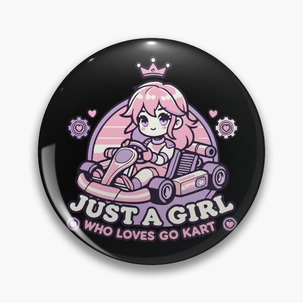 Item preview, Just A Girl Who Loves Go-kart designed and sold by LuminOrb.