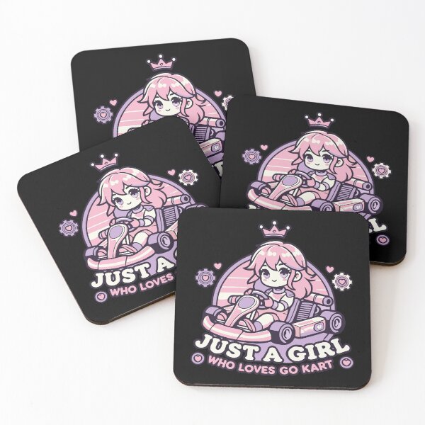 Item preview, Just A Girl Who Loves Go-kart designed and sold by LuminOrb.