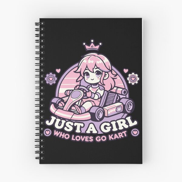Item preview, Just A Girl Who Loves Go-kart designed and sold by LuminOrb.