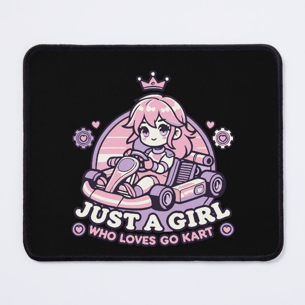 Item preview, Just A Girl Who Loves Go-kart designed and sold by LuminOrb.