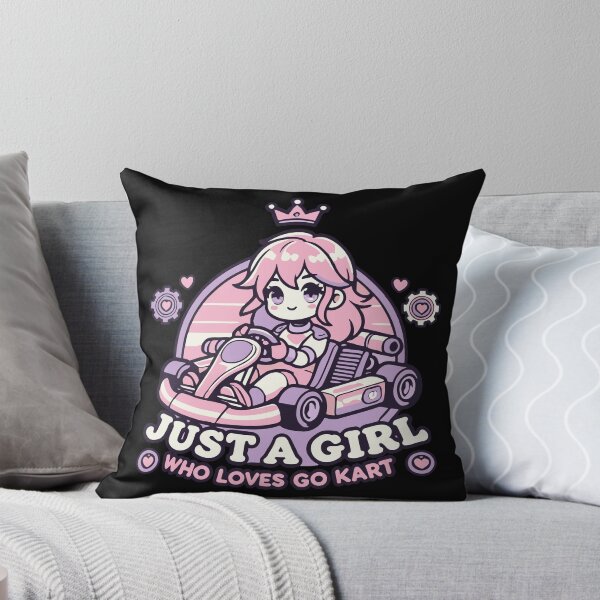 Item preview, Just A Girl Who Loves Go-kart designed and sold by LuminOrb.