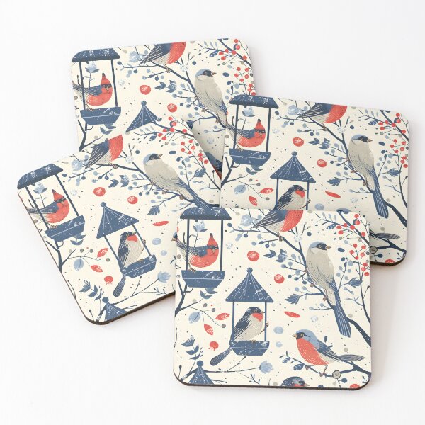 Item preview, Bird feeders with little birds designed and sold by Folksy Living.