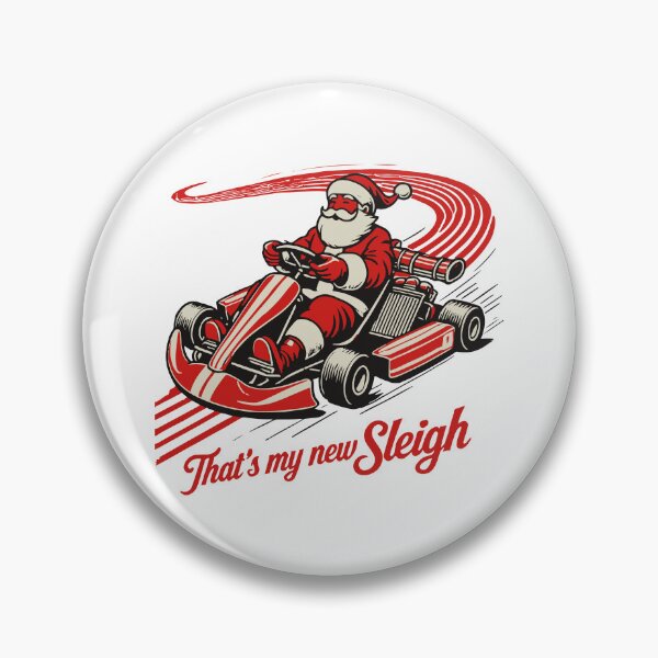 Item preview, Christmas Go-kart Fun In Retro Style designed and sold by LuminOrb.