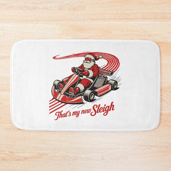 Item preview, Christmas Go-kart Fun In Retro Style designed and sold by LuminOrb.