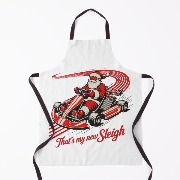 Item preview, Christmas Go-kart Fun In Retro Style designed and sold by LuminOrb.