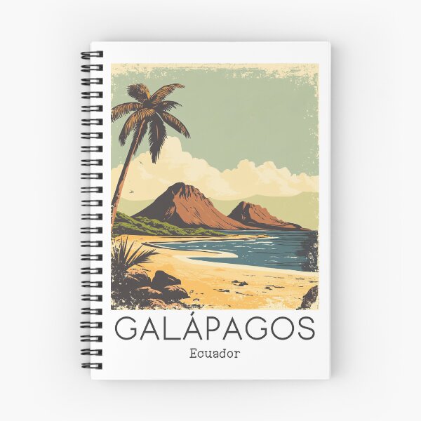 Item preview, A Vintage Travel Poster of Galápagos Islands - Ecuador  designed and sold by GoodOldVintage.