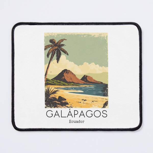 Item preview, A Vintage Travel Poster of Galápagos Islands - Ecuador designed and sold by GoodOldVintage.
