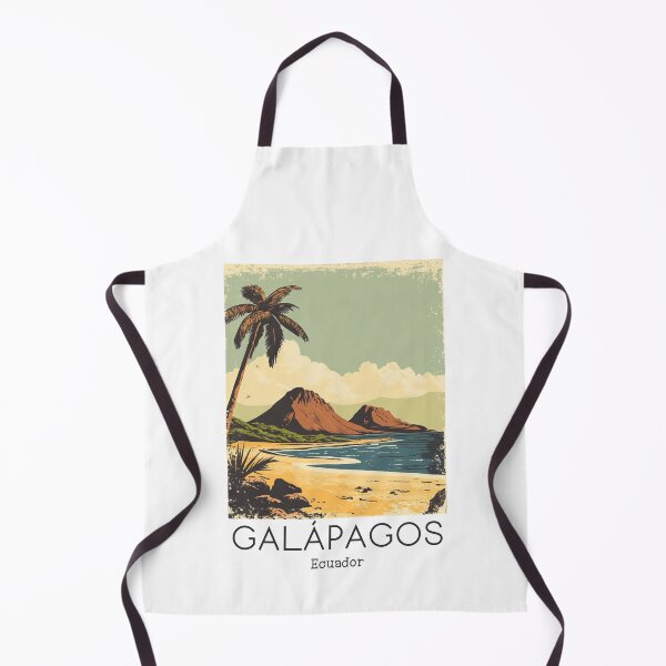 Item preview, A Vintage Travel Poster of Galápagos Islands - Ecuador  designed and sold by GoodOldVintage.
