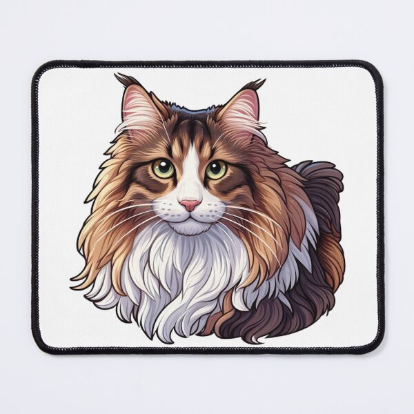Item preview, Norwegian forest cat 12 designed and sold by REDCATWWW.