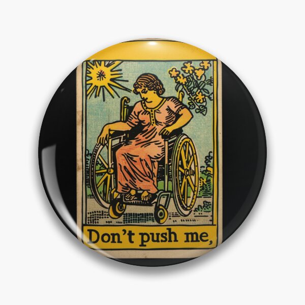 Item preview, Wheelchair tarot Don't push me designed and sold by MendaciousMina.
